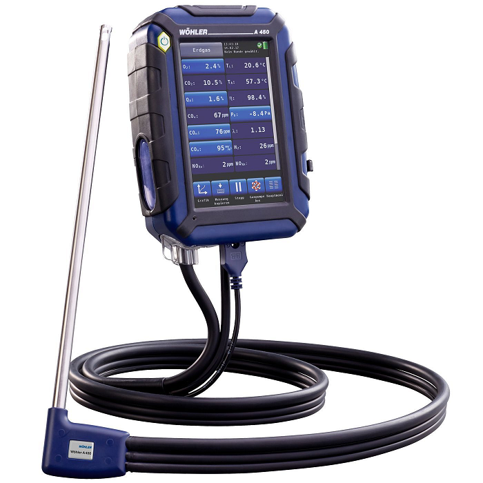 Wohler A 450 | Flue gas analyzer | 10,000 ppm Co-Sensor