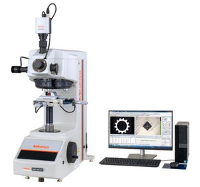 Mitutoyo 810-409-11-BSET2 | Semi Automatic Micro Vickers Hardness Testing Machine | HM-220 B-Type Set | Double Indentershaft Operation Temperature 5 to 40°C | Vibration Frequency 5Hz or lower | Mass 40.5 kg