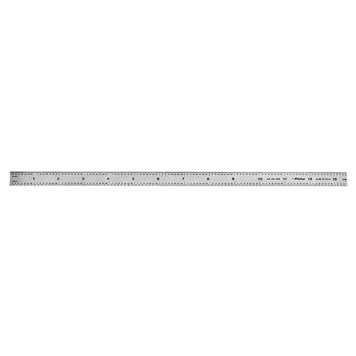 Mitutoyo 182-265 Full-Flexible Steel Rule, Size 24" x 600mm