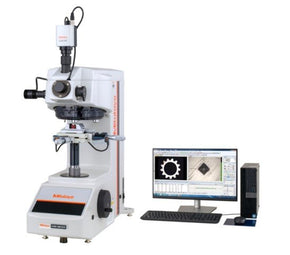 Mitutoyo 810-404-11-BSET1 | Semi Automatic Micro Vickers Hardness Testing Machine | HM-210 B-Type Set | One Indentershaft Operation Temperature 5 to 40°C | Vibration Frequency 5Hz or lower | Mass 40 kg