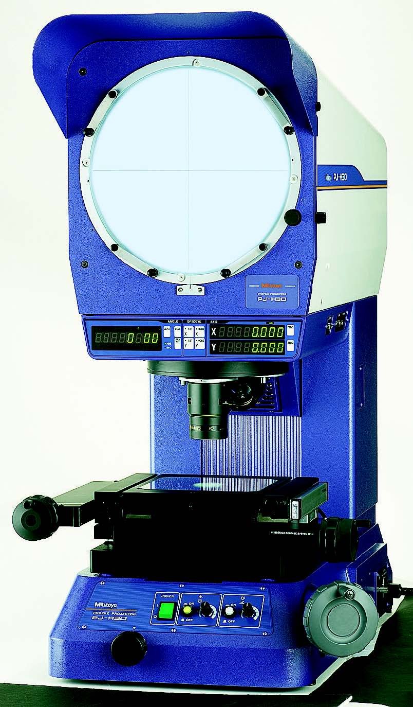 Mitutoyo 303-713 | PJ-H30A2010B Vertical Profile Projector 13 Screen |200 x 100 mm XY