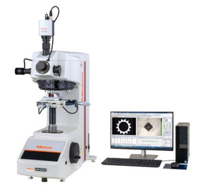 Mitutoyo 810-409-11-BSET1 | Semi Automatic Micro Vickers Hardness Testing Machine | HM-220 B-Type Set | One Indentershaft Operation Temperature 5 to 40°C | Vibration Frequency 5Hz or lower | Mass 40.5 kg