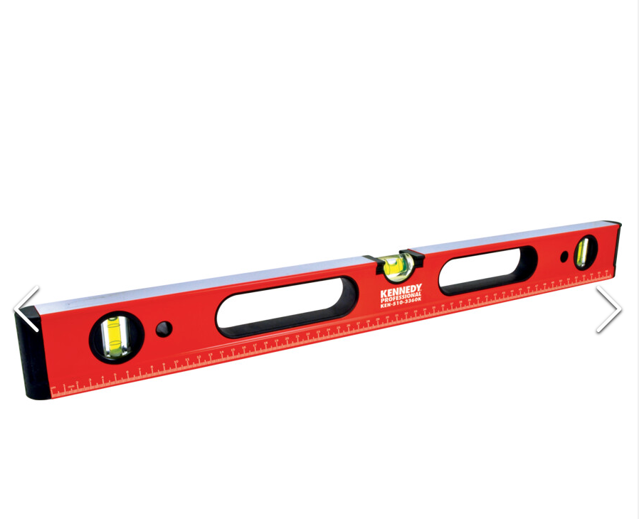 Kennedy-Pro KEN5103380K | Professional 800mm Box-beam Level | 3 Vials, Horizontal/Vertical/45° | Non-Magnetic