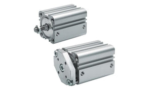 AVENTICS 0822396203 Pneumatic Compact Cylinder - , 63mm Bore, 20mm Stroke, KPZ Series, Double Acting