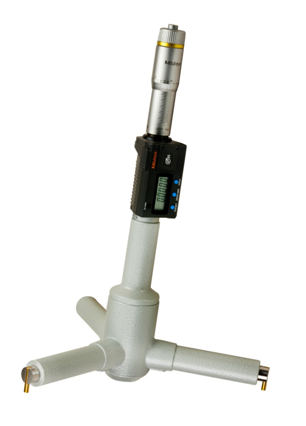 Mitutoyo 468-280 Digimatic Holtest Three-Point Bore Micrometer, Range 10 - 11" (254 - 279.4 mm)