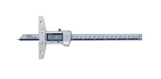 Mitutoyo 571-312-20 | Digital ABS Depth Gauge | Series 571 | Pin Type | Digital Step 0.005 Inch | Range 0 to 8 Inch | Weight 227 g