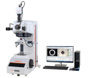 Mitutoyo 810-409-11 | Micro Vickers Hardness Testing Machines | HM-220 System Main Unit | Operation Temperature 5 to 40°C | Vibration Frequency 5Hz or lower | Mass 37.5 kg