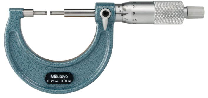 Mitutoyo 111-124 Spline Micrometer 225-250mm, 3mm Measuring Face