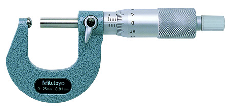 Mitutoyo 115-153 Tube Micrometer, Spherical Anvil 0-1"