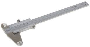 Mitutoyo 530-123 Vernier Caliper, Range 0-200mm/0-8"