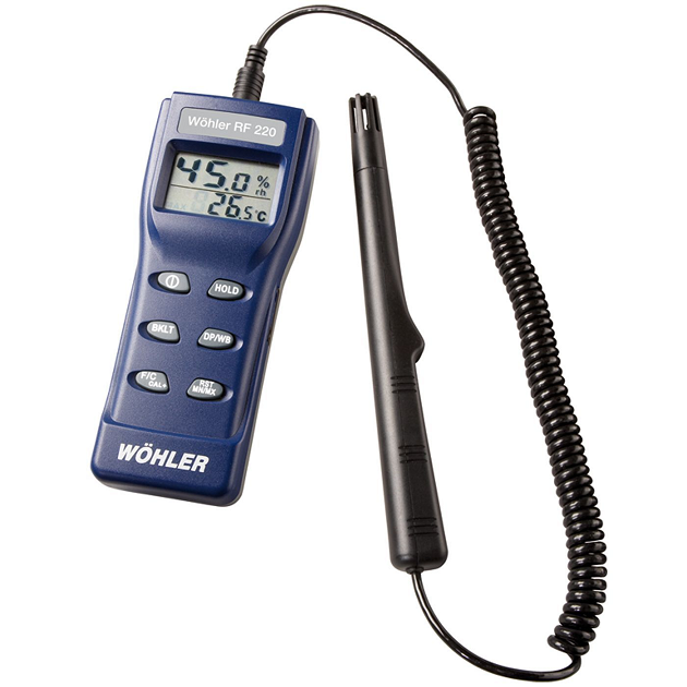 Wohler RF 220 Hygrotemp | Relative humidity and Air temperature