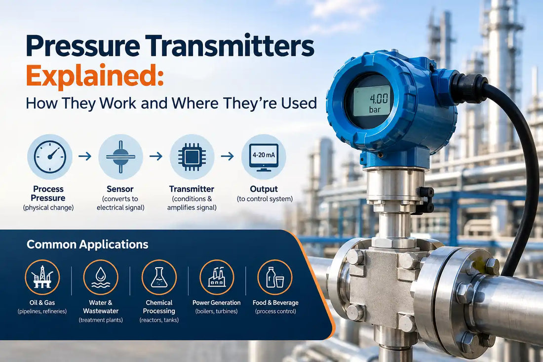 Pressure Transmitters Explained: How They Work and Where They're Used
