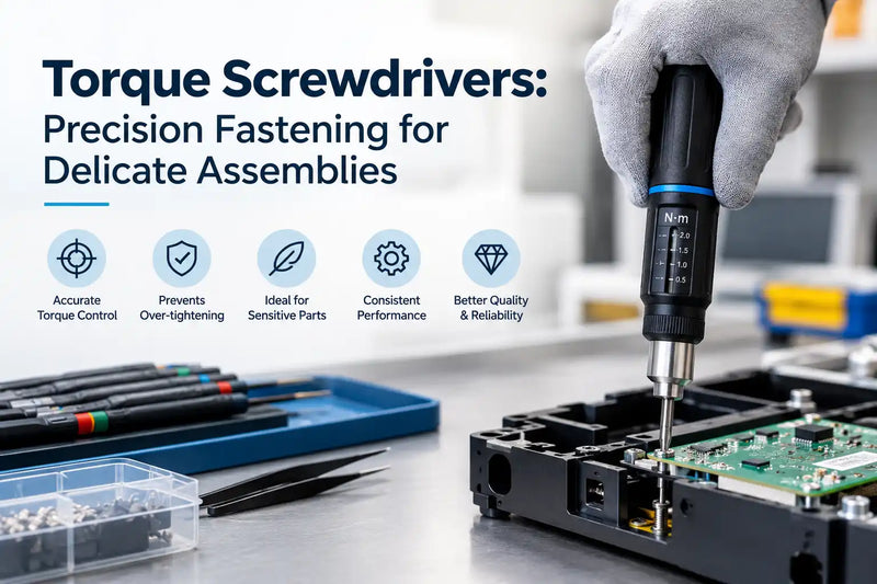 Torque Screwdrivers: Precision Fastening for Delicate Assemblies