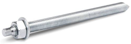 Rawlplug R-STUDS-20260-HDG | Hot-Dip Galvanised Threaded Rod, Hex Head | M20 x 260 mm, class 5.8, 5  - generaltechuae