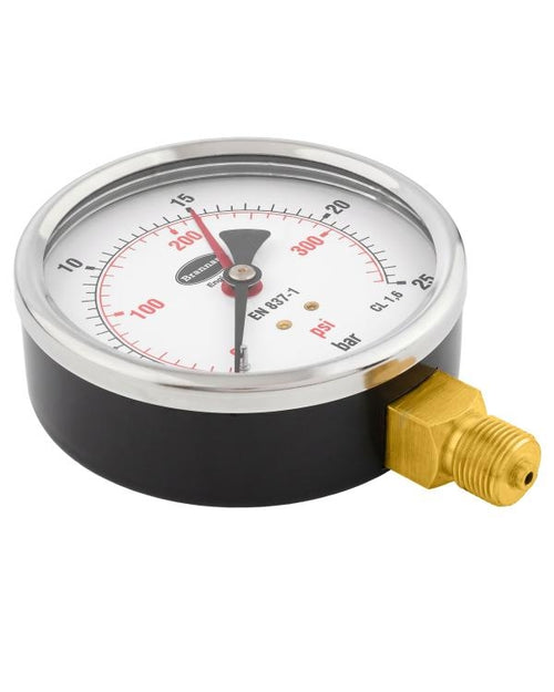 Brannan 34/658/9 | Commercial Pressure Gauge | 100 mm, 0 to 40 bar, 3/8 in BSP bottom, pre-calibrated - generaltechuae (2)