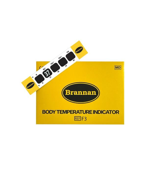 Brannan 11/466/9 | Forehead Strip Temperature Indicator | 37 to 40 °C/°F - generaltechuae