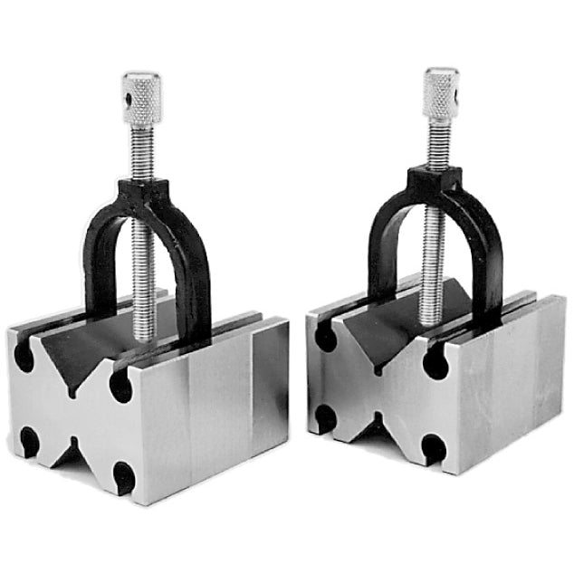 Flexbar 11089 | Precision V-Blocks and Clamps | 2⅛ in Dia., 2¾ x 3½ x 4⅞ in - generaltechuae
