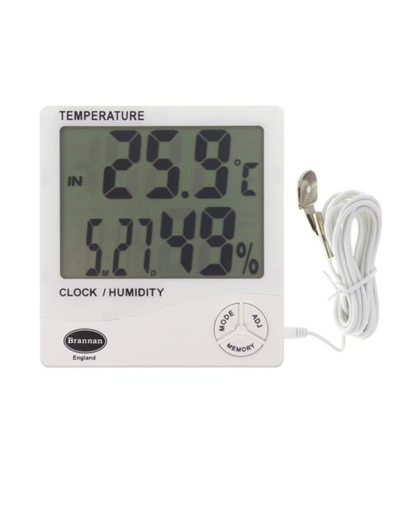 Brannan 12/421/3 | Jumbo Max Min Thermometer & Hygrometer | Outdoor -50 to +70 °C, 20–90% RH - generaltechuae