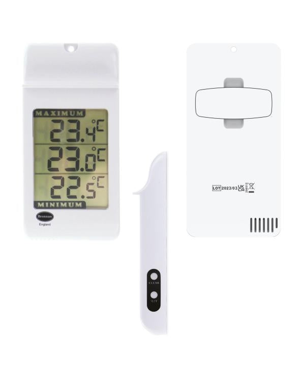 Brannan 12/426/3 | Large LCD Max Min Thermometer, White | -10 to +50 °C - generaltechuae (2)