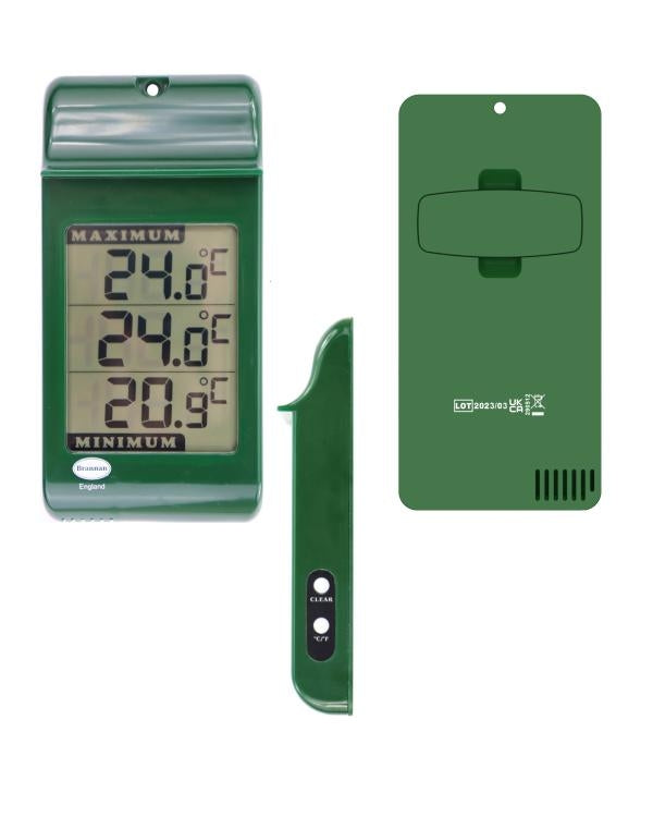 Brannan 12/427/3 | Large LCD Max Min Thermometer, Green | -10 to +50 °C - generaltechuae (2)