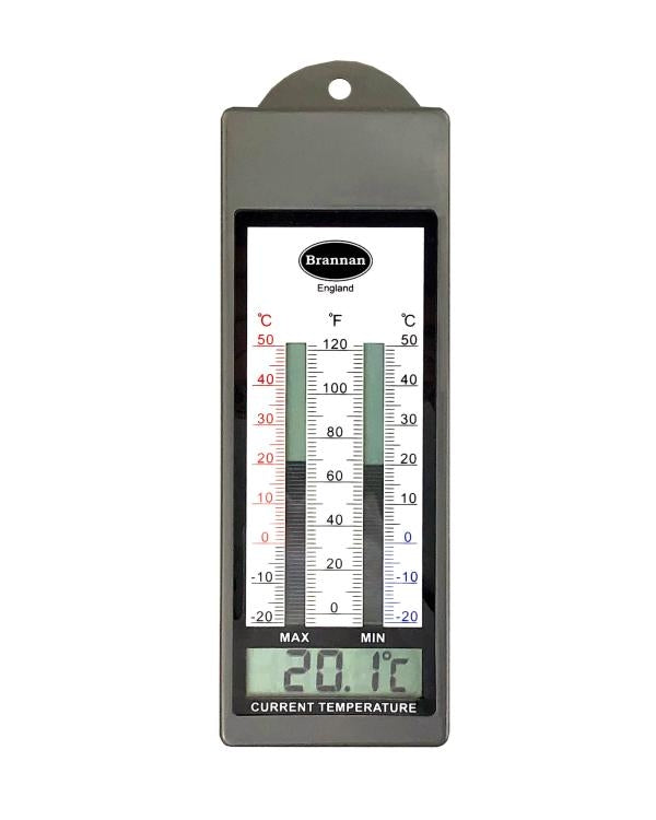 Brannan 12/434/3 | Waterproof Digital Max Min Thermometer | IP66, -20 to 50 °C - generaltechuae