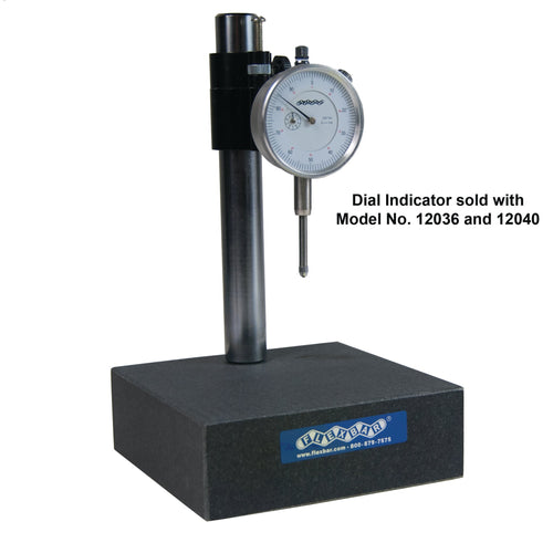 Flexbar 12035 | Precision Granite Check Indicator Stand | Large, No Indicator - generaltechuae