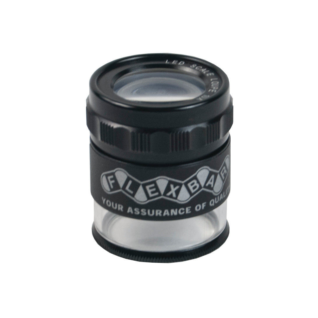 Flexbar 12505 | 10X LED Lighted Pocket Optical Comparator | #2 Reticle - generaltechuae