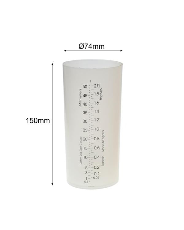 Brannan 13/061/0 | Spare Measuring Jar for Rain Gauge | 100 mm - generaltechuae (2)