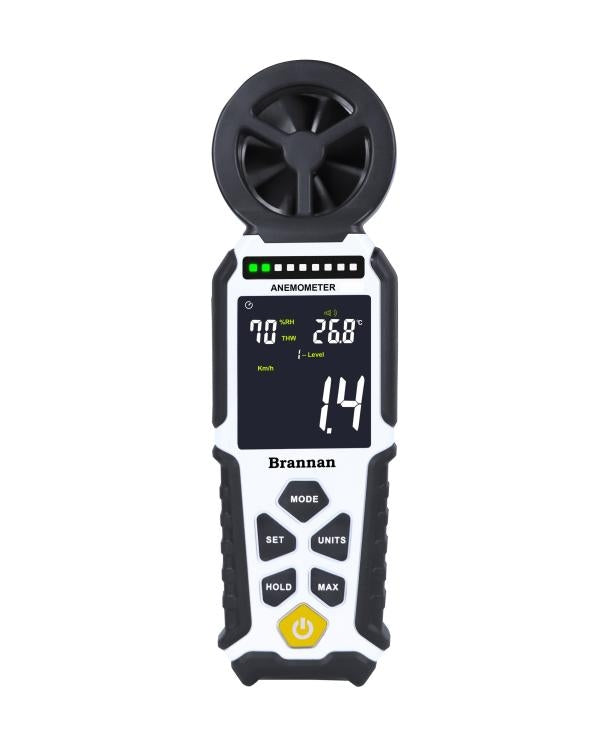 Brannan 13/490/0 | Heavy Duty Anemometer with Temperature & Humidity | 0.4 to 35 m/s - generaltechuae