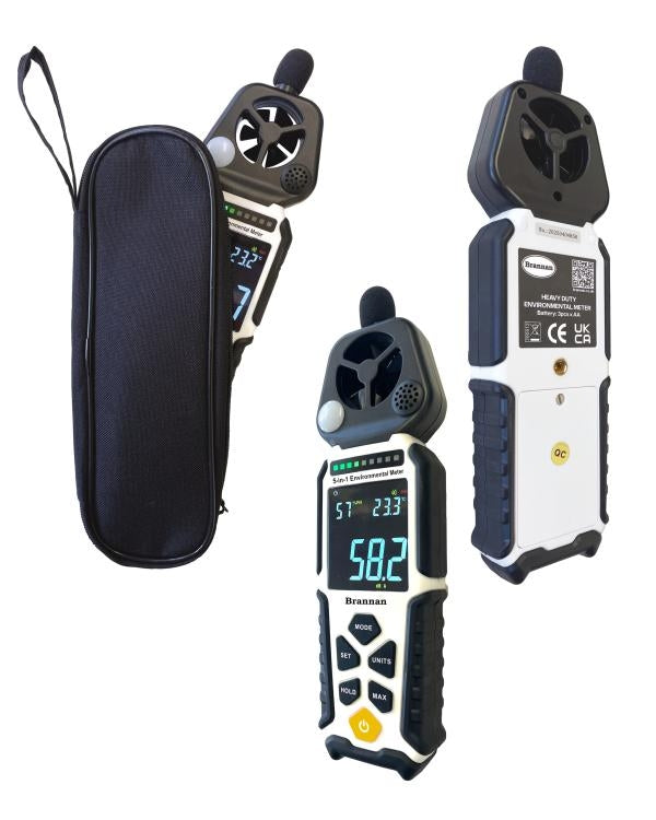 Brannan 13/494/0 | Heavy Duty 5-in-1 Environmental Meter | Wind, Light, Sound, Temperature, RH - generaltechuae (2)