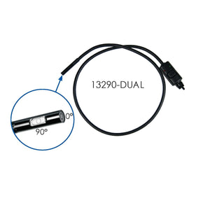 Flexbar 13290-DUAL | Flex-Bore Dual View Camera Head | 9 mm, 0°/90° view, IP67 - generaltechuae