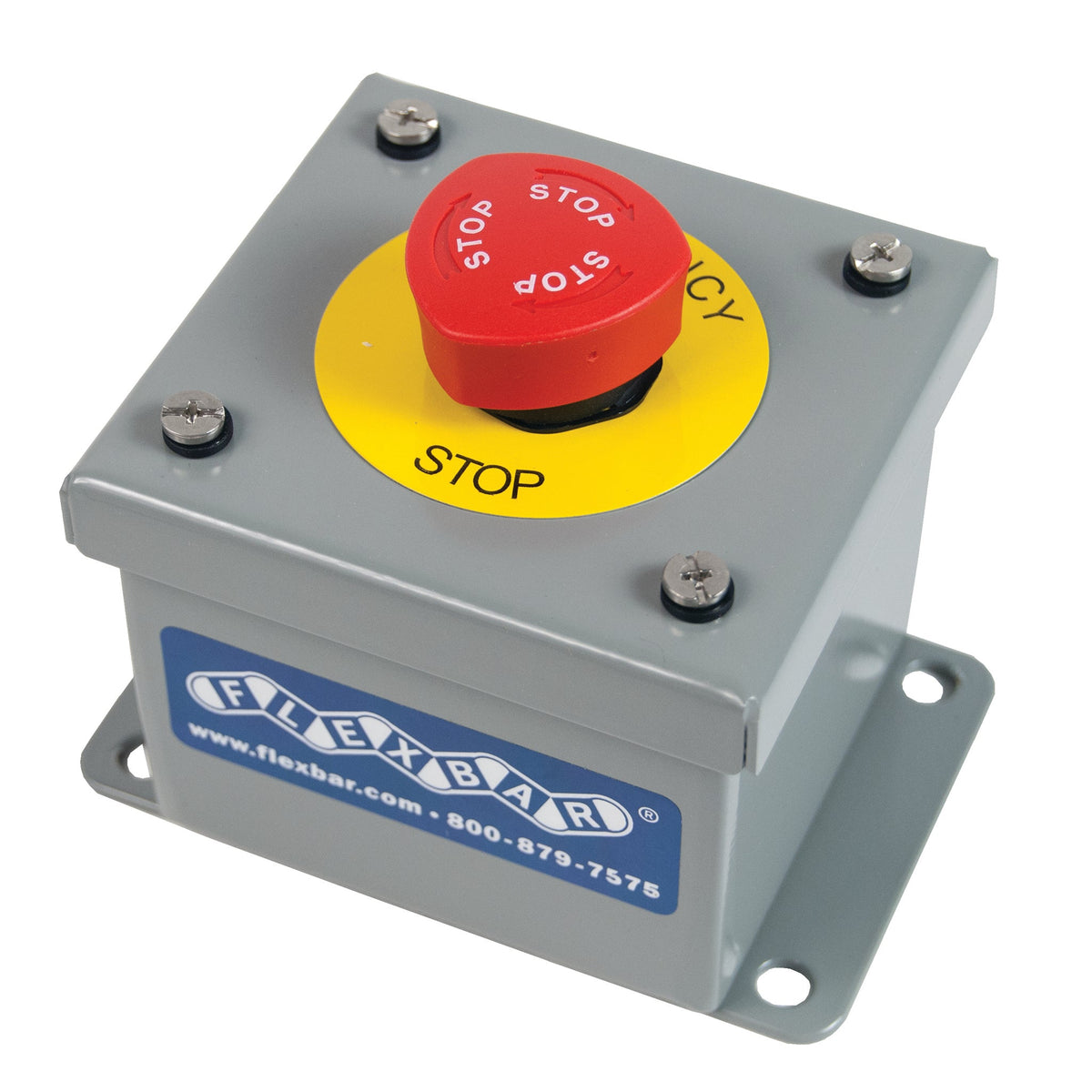 Flexbar 13372 | Emergency Stop Button | Metal NEMA 12 Enclosure - generaltechuae