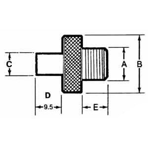 Flexbar 10301 | UNC Hole Location Plug (Inch) | 10-24 - generaltechuae (2)