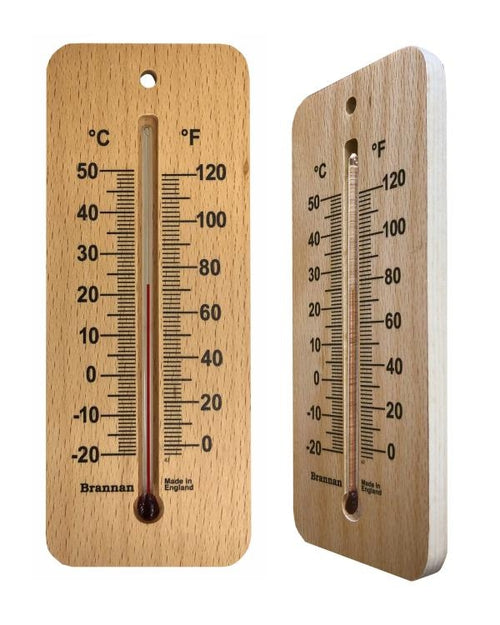 Brannan 14/215/3 | 150 mm Wide Wood Wall Thermometer | -20 to +50 °C/°F - generaltechuae (2)