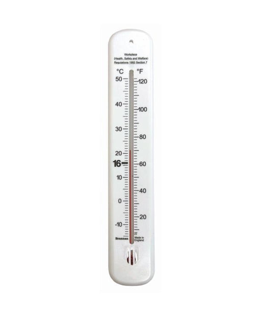 Brannan 14/410/3 | 215 mm Workplace Wall Thermometer | -20 to +50 °C/°F - generaltechuae
