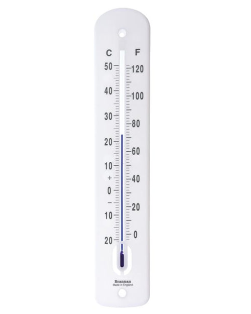 Brannan 14/433/3 | 380 mm Plastic Wall Thermometer | -20 to +50 °C/°F - generaltechuae