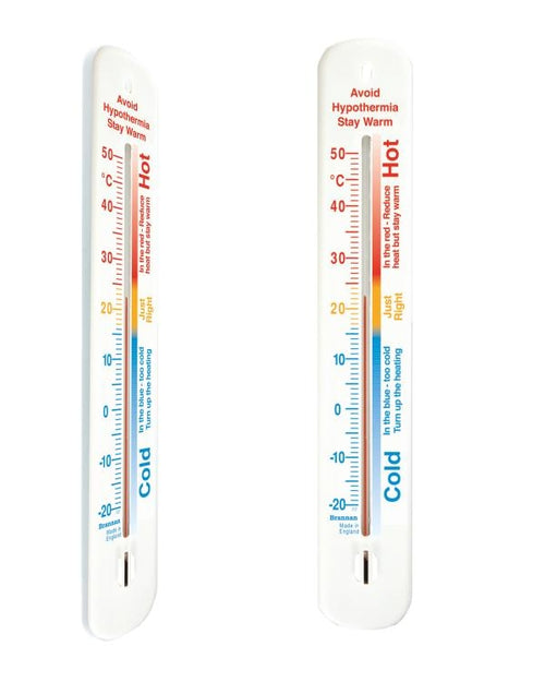 Brannan 14/866/2 | 215 mm Plastic Hypothermia Wall Thermometer | -20 to +50 °C - generaltechuae (2)