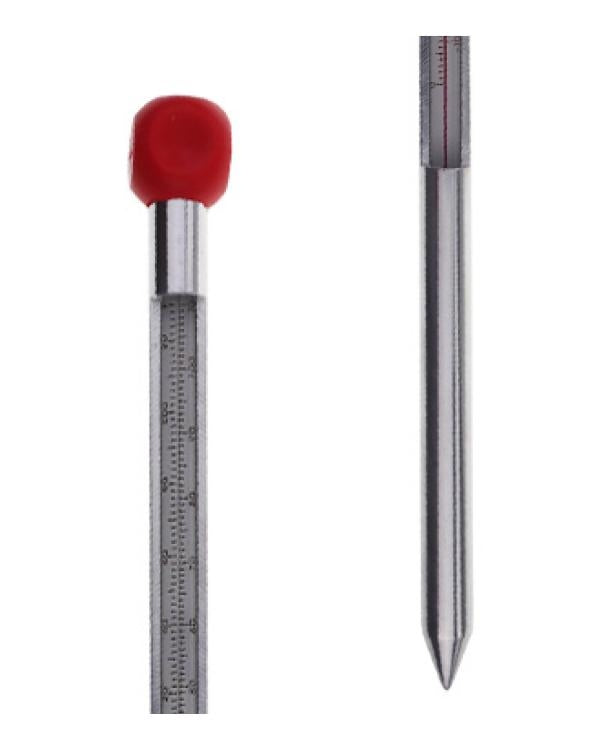 Brannan 15/354/2 | Soil Glass Stem Thermometer | -10 to +110 °C, Celsius Only, Aluminium Case - generaltechuae (2)