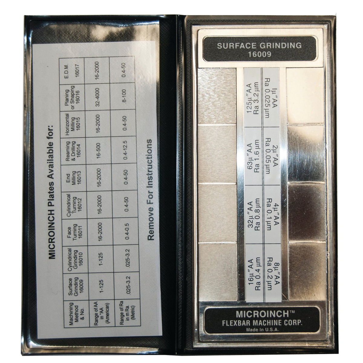 Flexbar 16009-CAL | Microinch Comparator Plate | Surface Grinding, Calibrated - generaltechuae