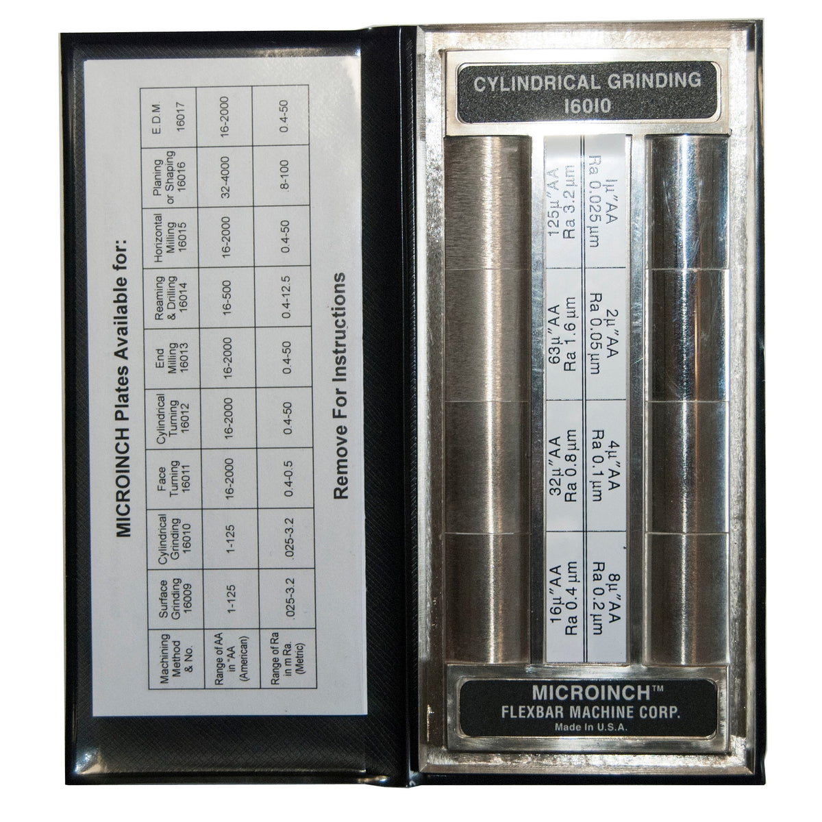 Flexbar 16010-CAL | Microinch Comparator Plate | Cylindrical Grinding, Calibrated - generaltechuae