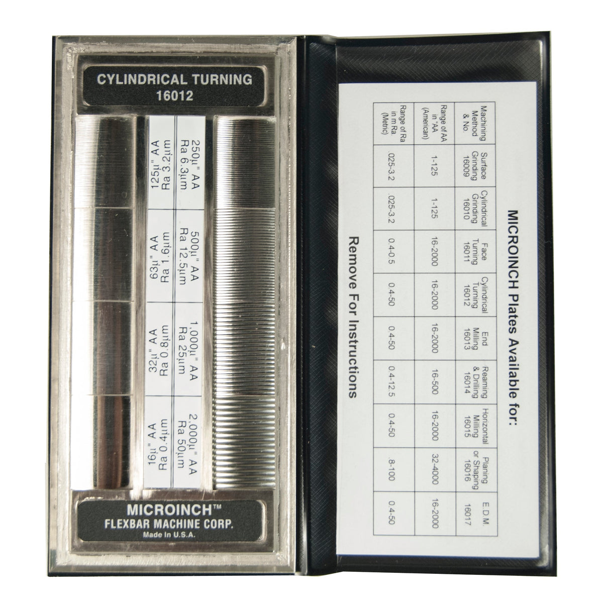 Flexbar 16012-CAL | Microinch Comparator Plate | Cylindrical Turning, Calibrated - generaltechuae