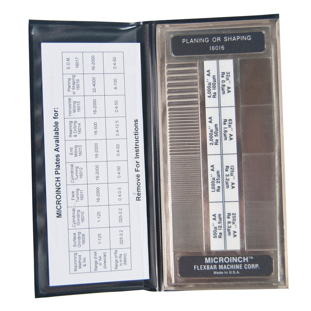 Flexbar 16016-CAL | Microinch Comparator Plate | Planing & Shaping, Calibrated - generaltechuae