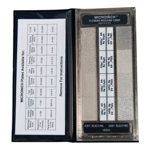 Flexbar 16021 | Microinch Comparator Plate | Grit Blasting/Shot Blasting, Non-Calibrated - generaltechuae