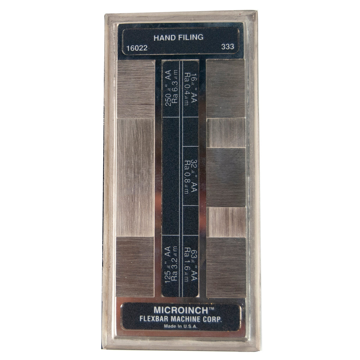 Flexbar 16022-CAL | Microinch Comparator Plate | Hand Filing, Calibrated - generaltechuae