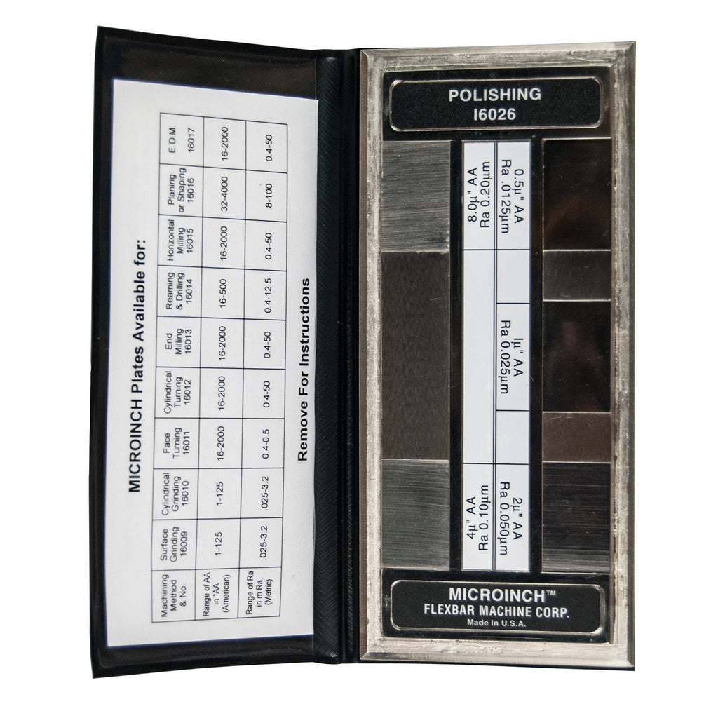 Flexbar 16026 | Microinch Comparator Plate | Polishing, Non-Calibrated - generaltechuae