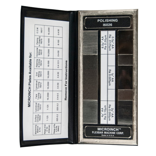 Flexbar 16026-CAL | Microinch Comparator Plate | Polishing, Calibrated - generaltechuae