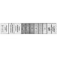 Flexbar 16034 | Shot Blasting Comparator, Inch | 6 Specimens - generaltechuae