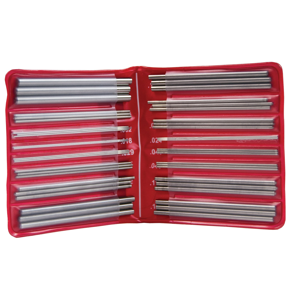 Flexbar 16047 | Thread Wire Measuring Set, Made in USA | 48 Wires, 16 Sizes, 60° - generaltechuae