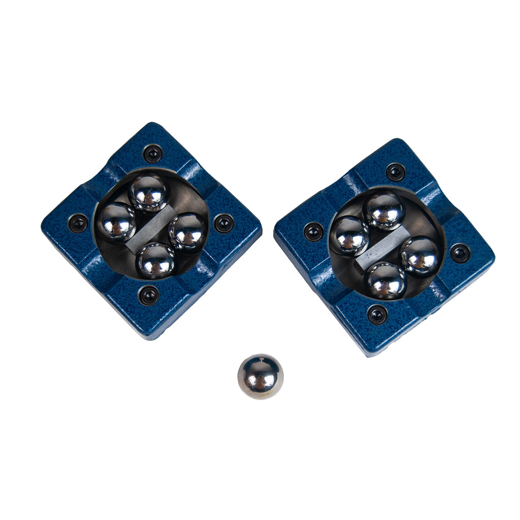 Flexbar 16098 | Ball Bearing V-Block | Medium 3⅜ x 3⅜ x 2⅜ in, No Clamps - generaltechuae