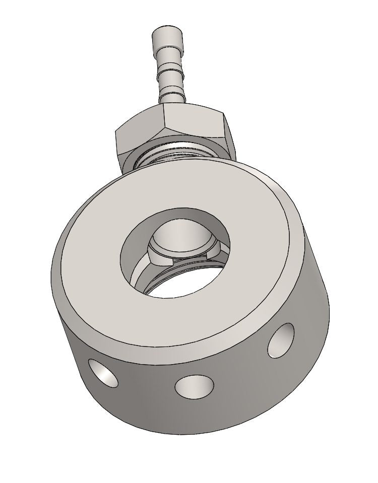 Palmer Wahl 16173 | Radial Air Purge Collar for R10 | M18 x 1, 30 mm OD - generaltechuae
